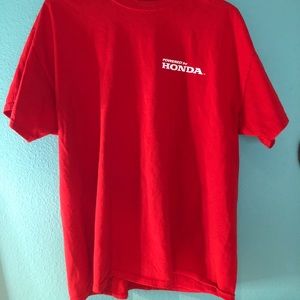 Red Powered by Honda Tshirt XL